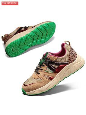 Platform Walking Sneakers Chunky Lace-Up Casual Shoes